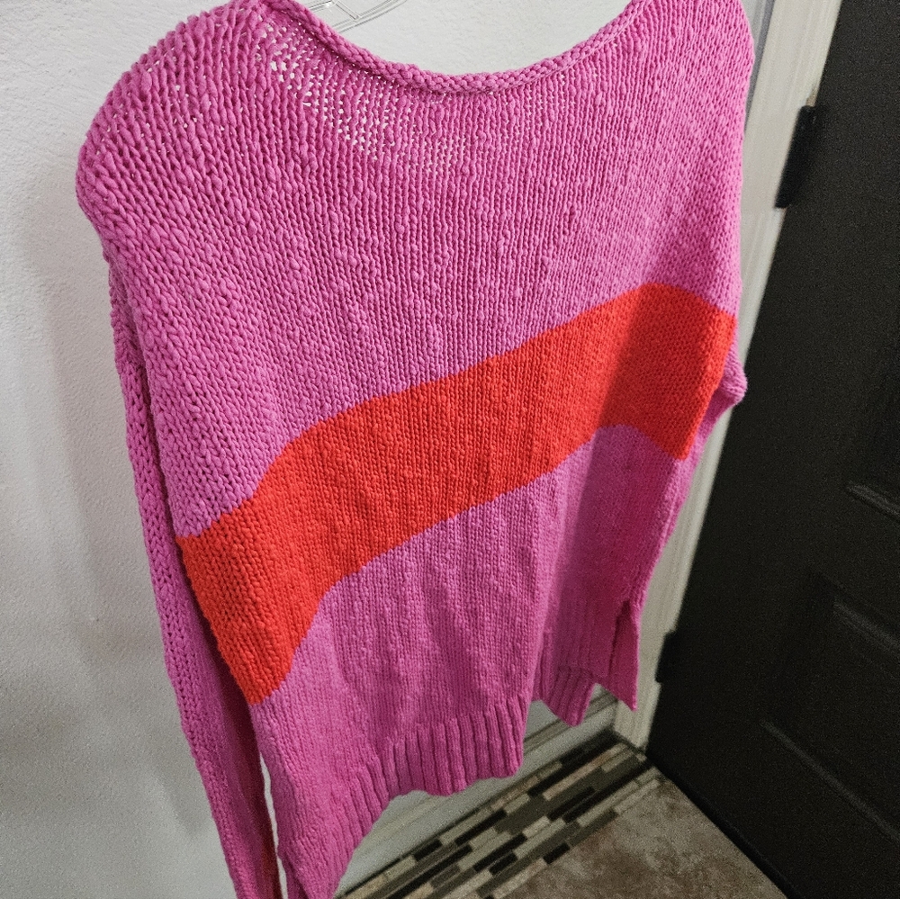 Gap Pink and Red Women's Sweater Size M - Picture 7 of 14
